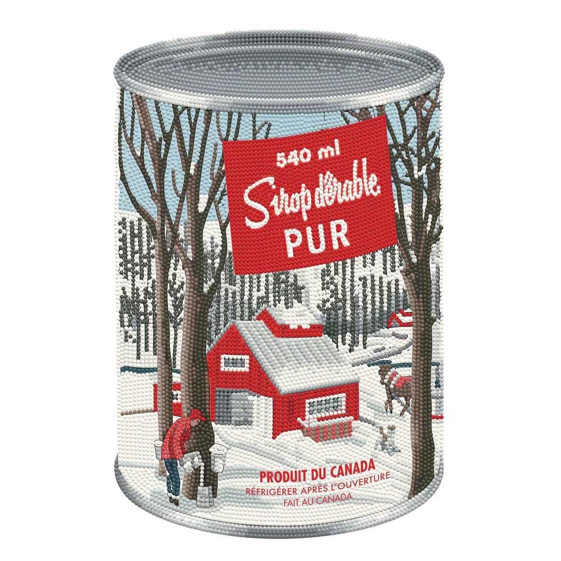 DIAMOND DOTZ® Maple Syrup Can