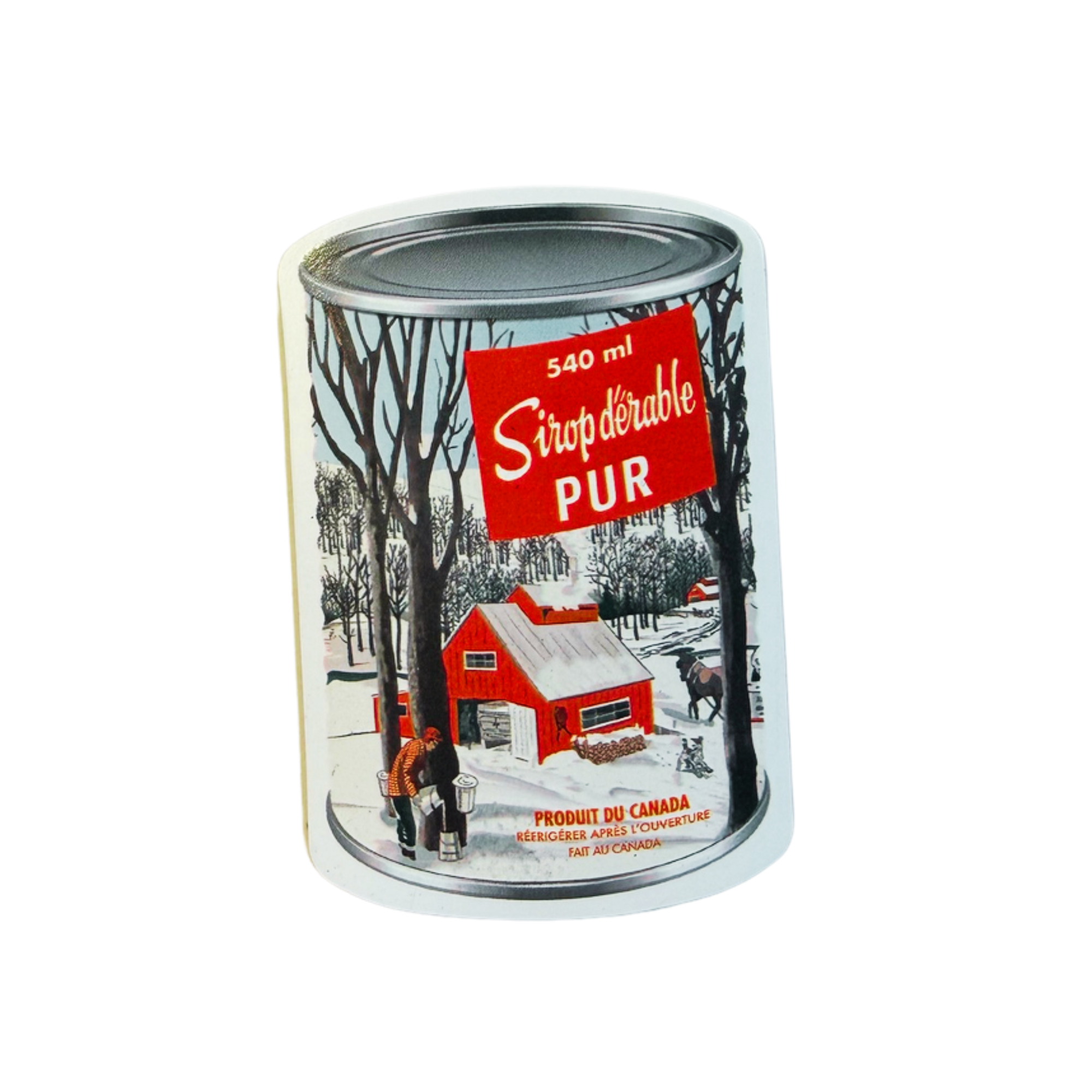 Souvenir Magnet Maple Syrup Can