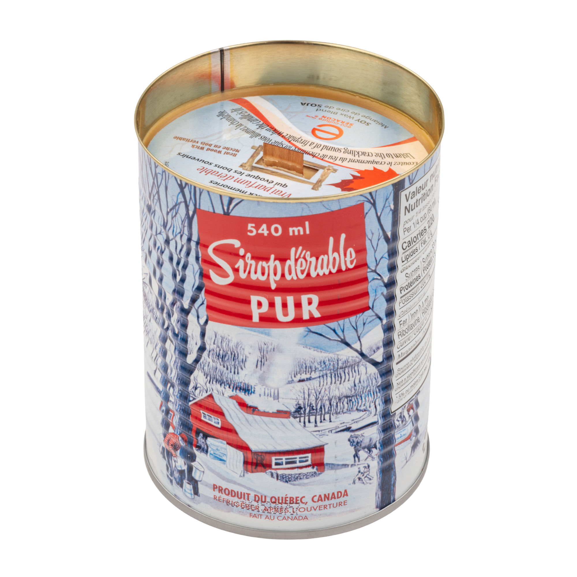 Maple Syrup Candle - Iconic Tin Can (540 ml)