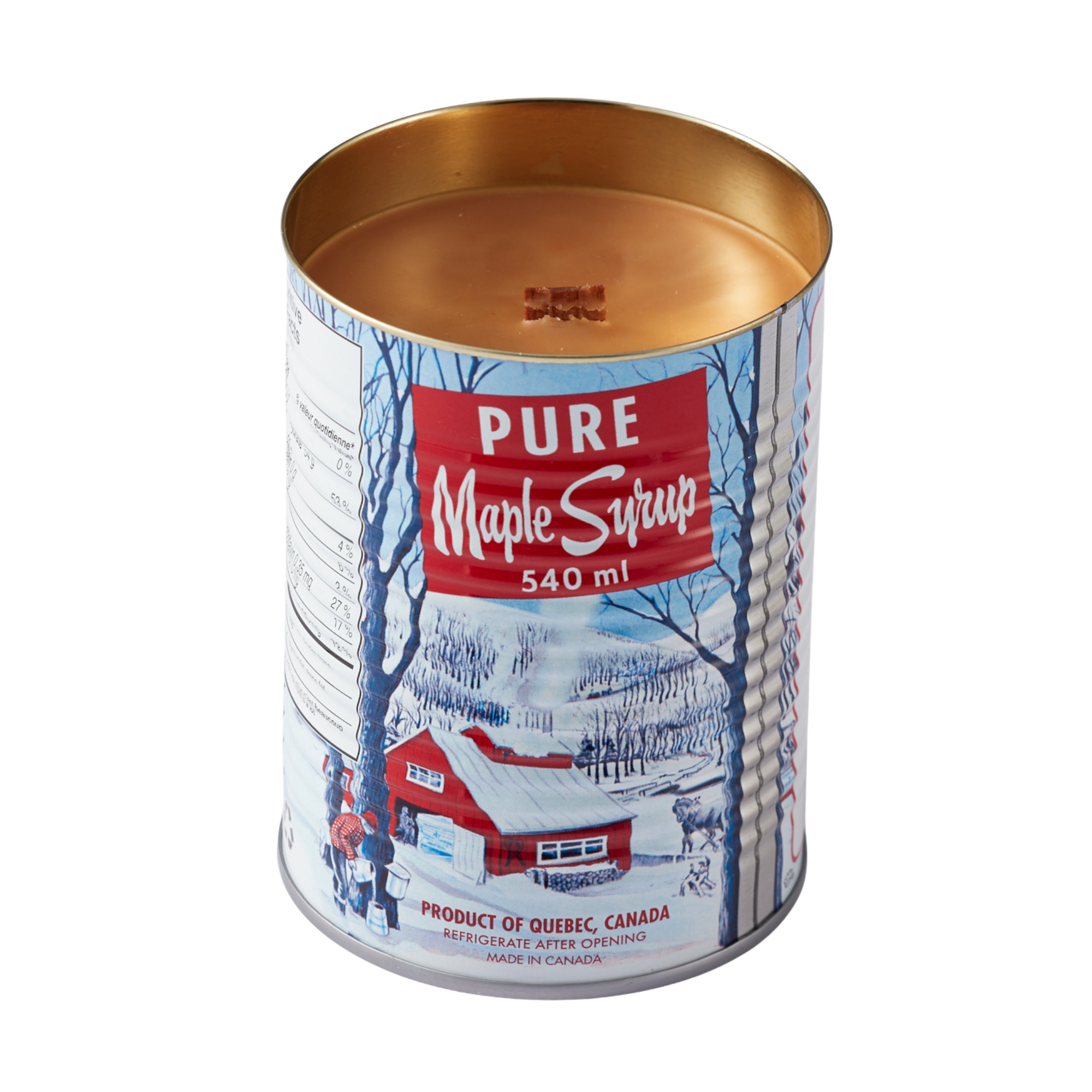 Maple Syrup Candle - Iconic Tin Can (540 ml)