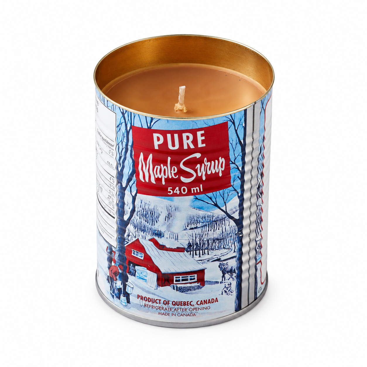 Maple Syrup Candle - Iconic Tin Can (540 ml)