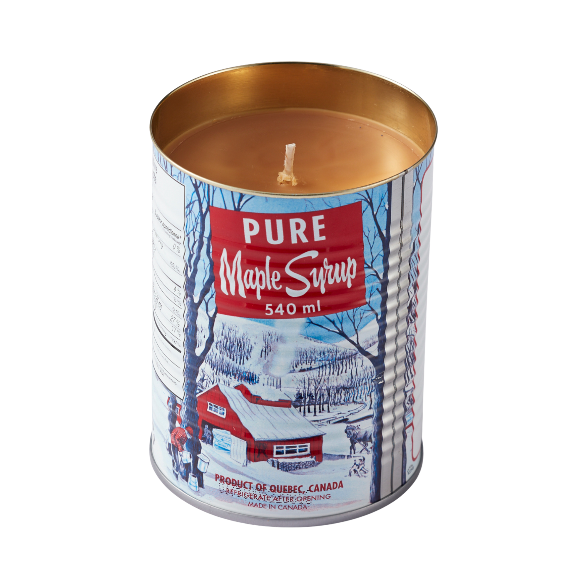Maple Syrup Candle - Iconic Tin Can (540 ml)