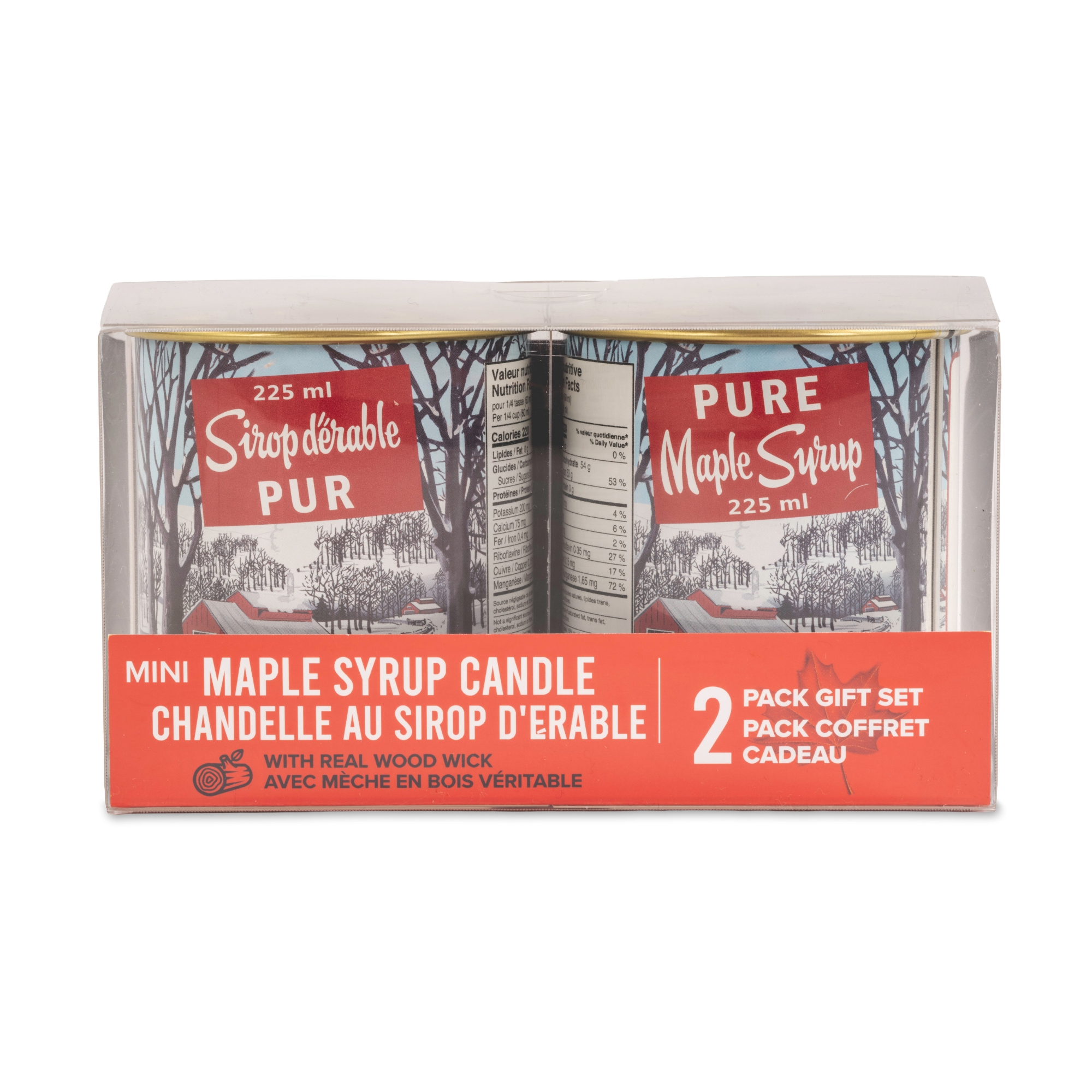 2-Pack Maple Syrup Candle Gift Set