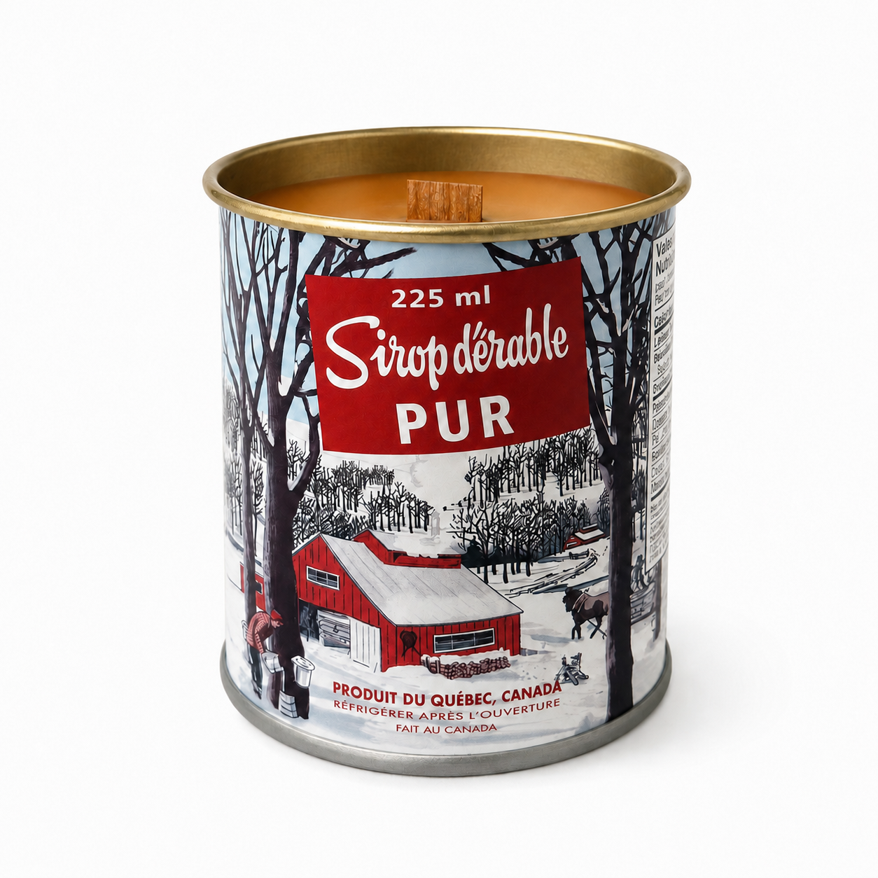 Maple Syrup Candle - Iconic Tin Can (225 ml)