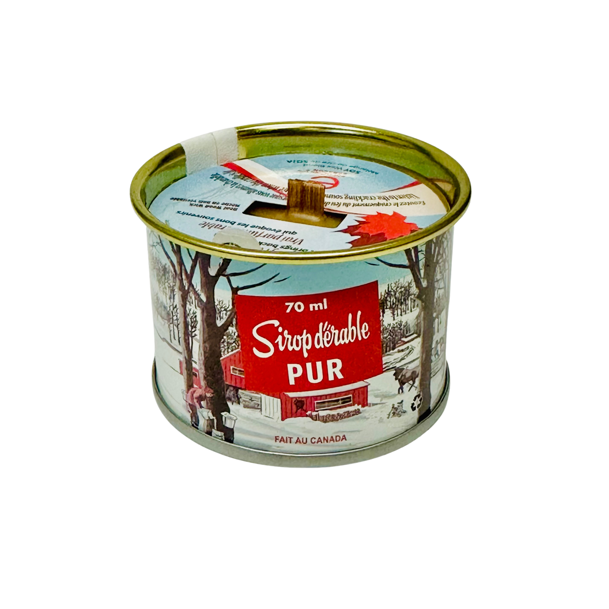 Mini Maple Syrup Candle - 70 ml Iconic Tin Can