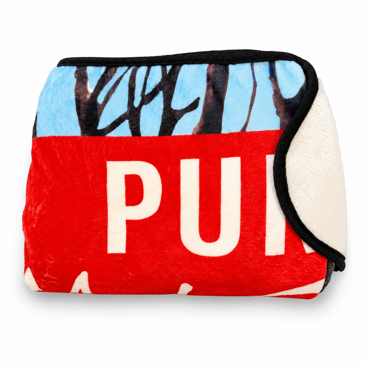 Soft Plush Throw Blanket with Maple Artwork