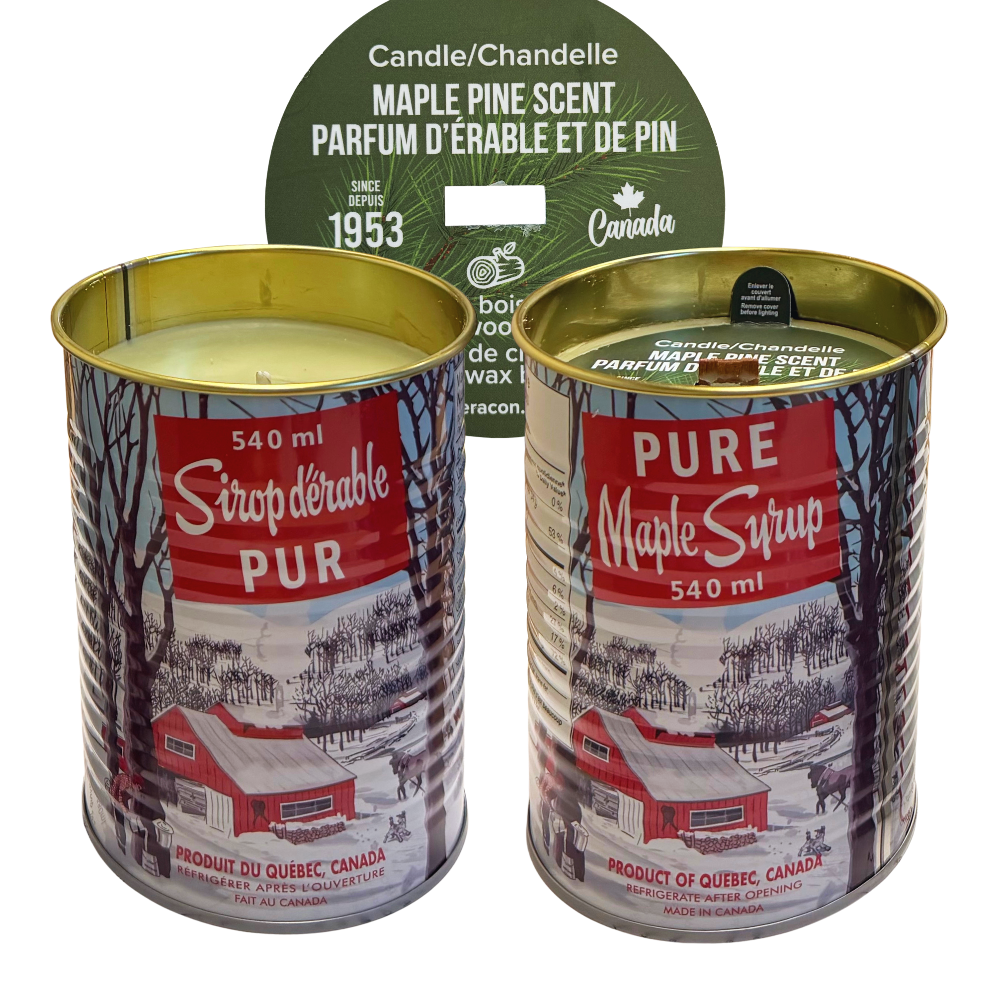 Maple Syrup Candle - Pine Scent Edition