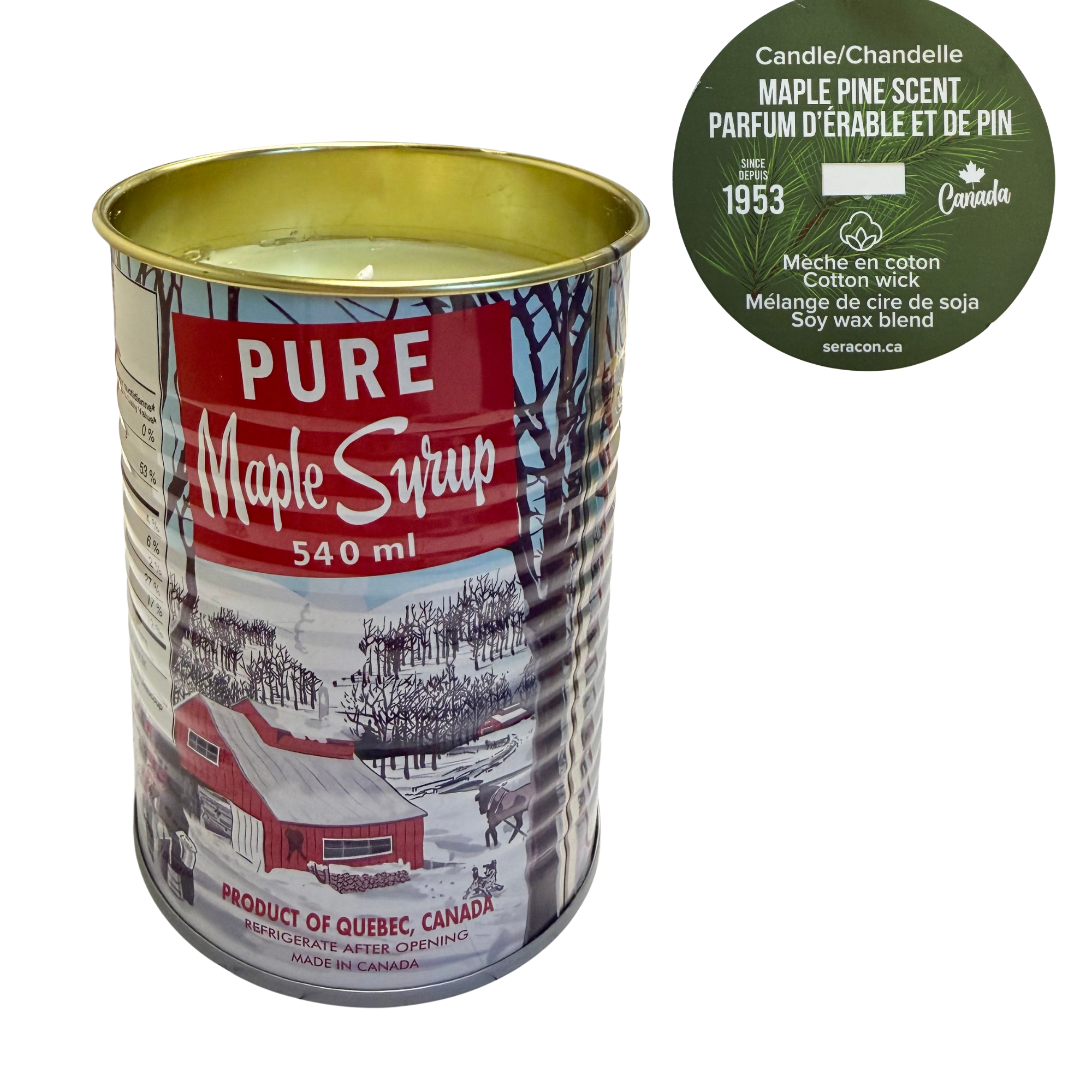 Maple Syrup Candle - Pine Scent Edition