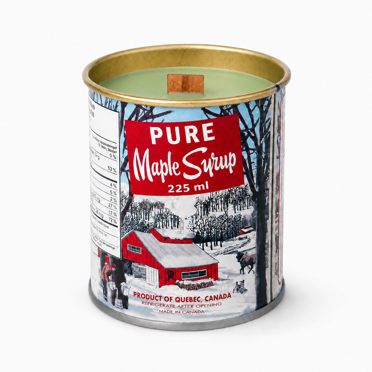 Maple Pine Scent Candle - Small 225 ml