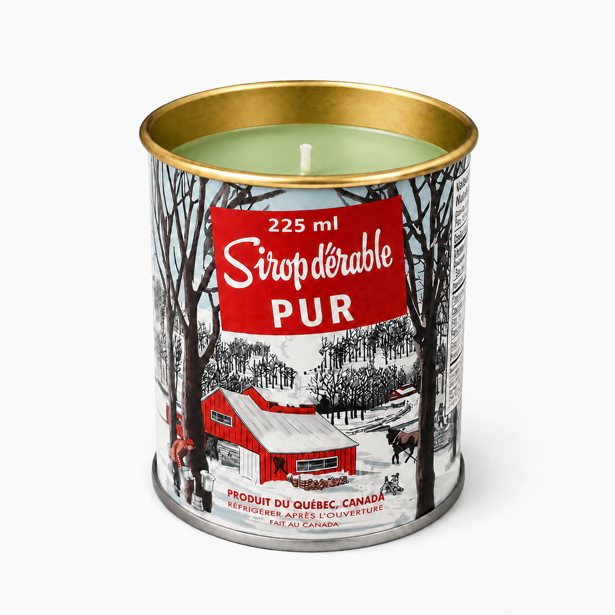 Maple Pine Scent Candle - Small 225 ml