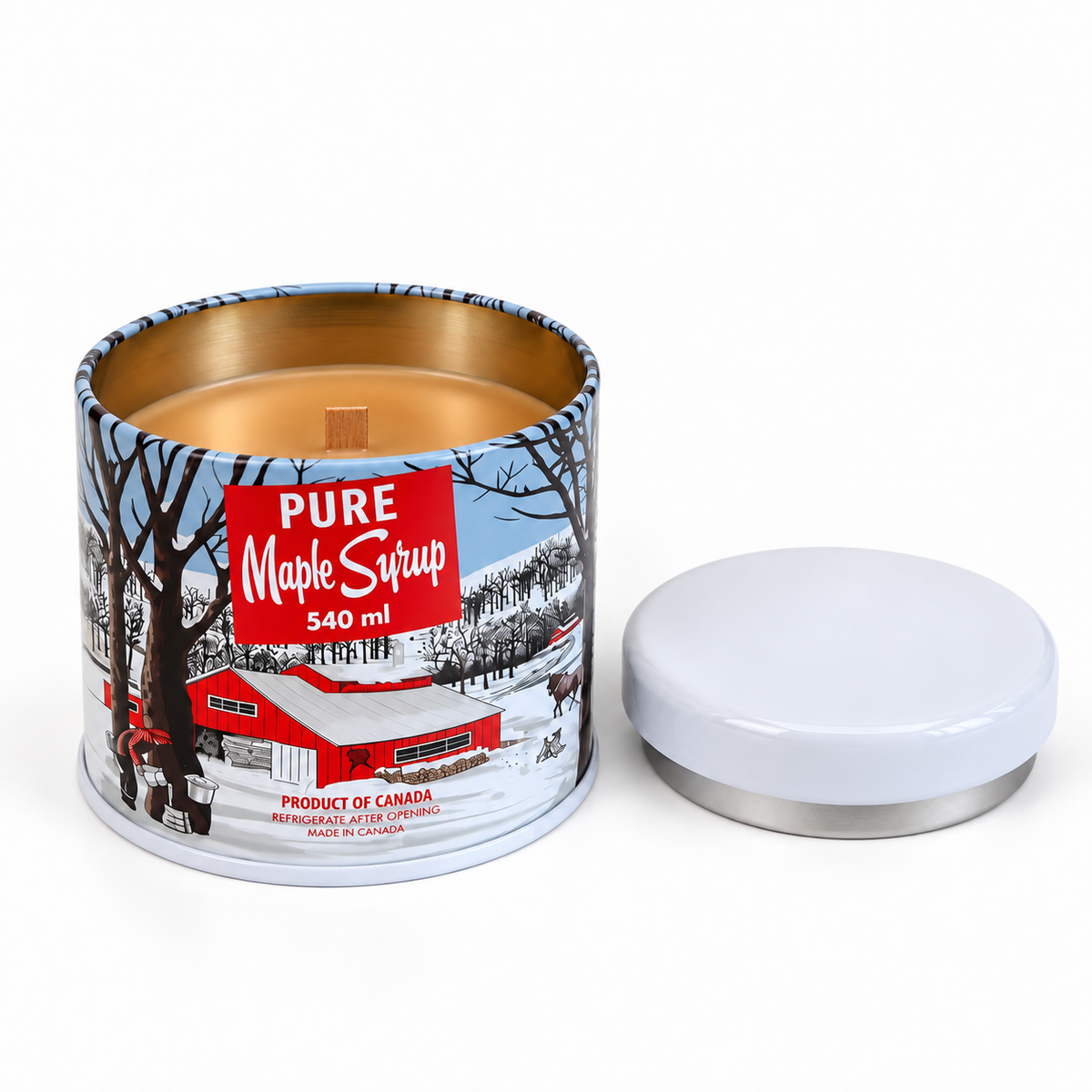 Maple Syrup Candle – New Travel Tin