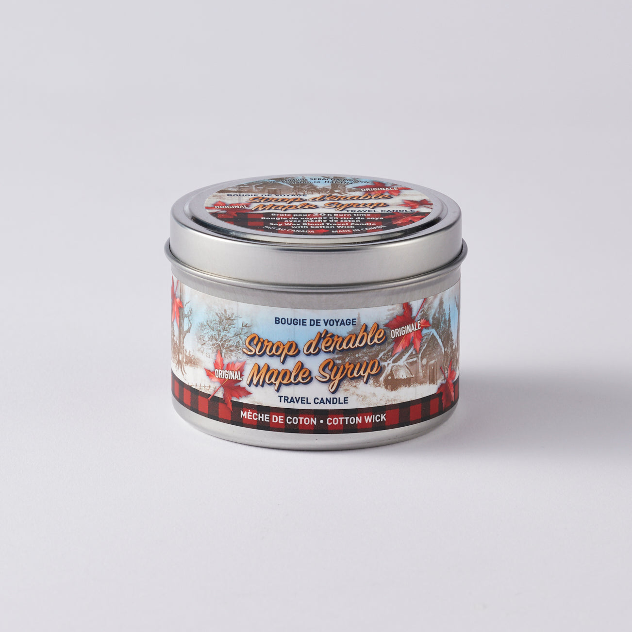 Travel Size Maple Syrup Candle (Cotton Wick)