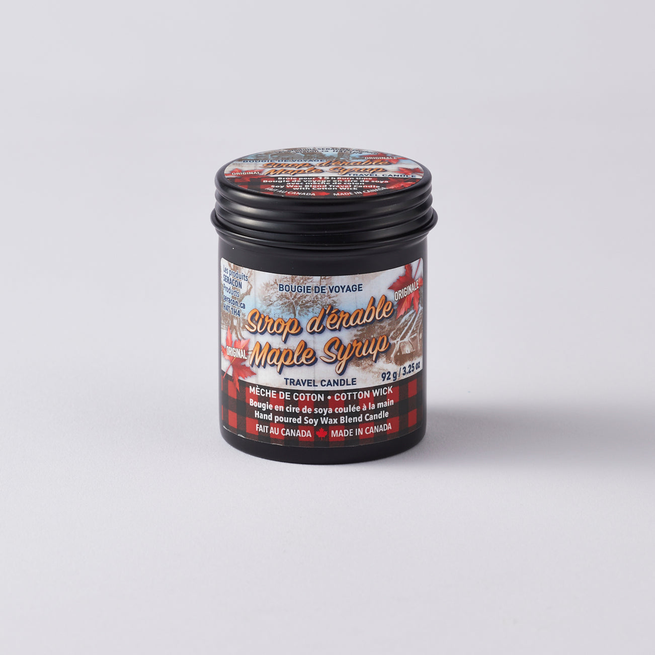Maple Syrup Candle Travel Tin