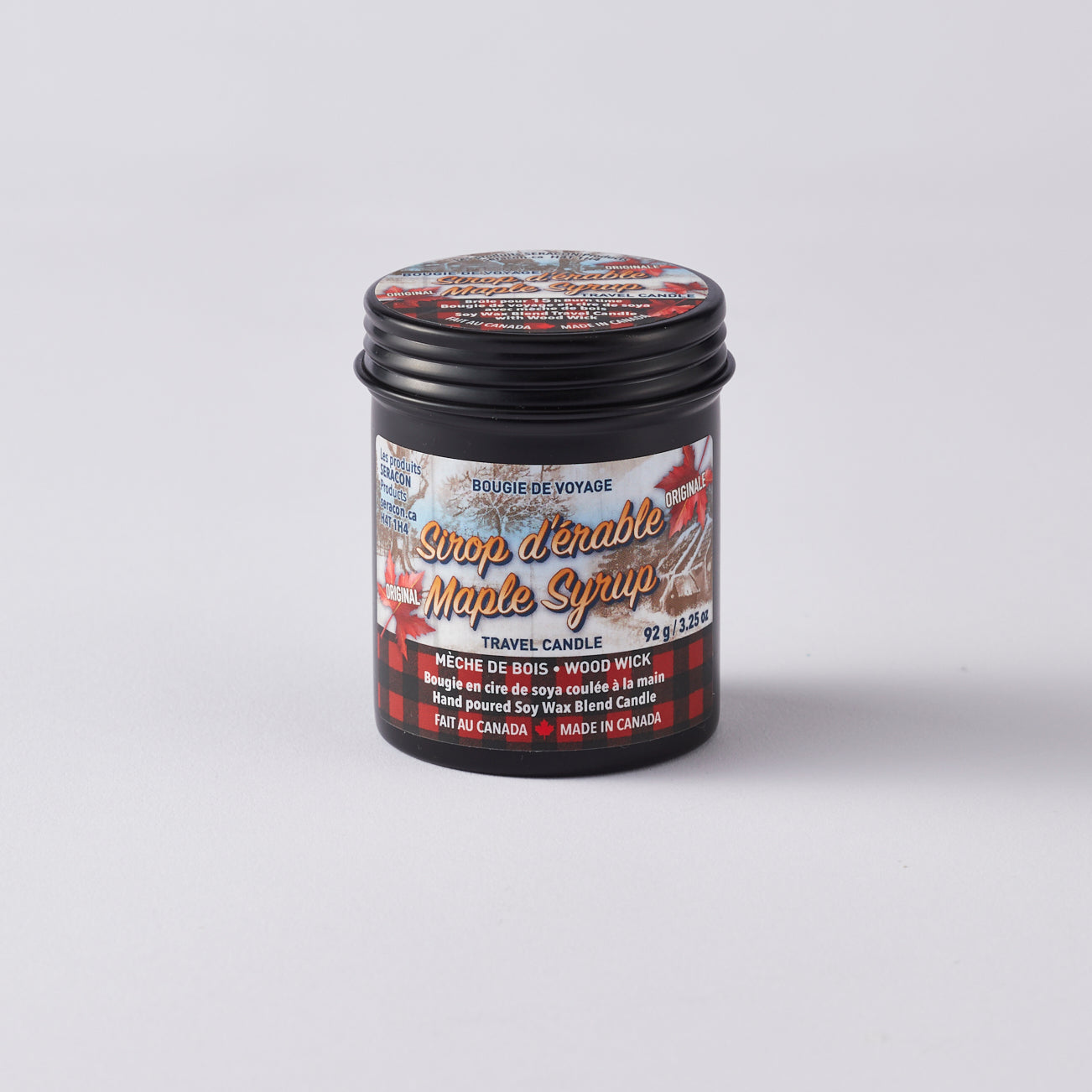 Maple Syrup Candle Travel Tin
