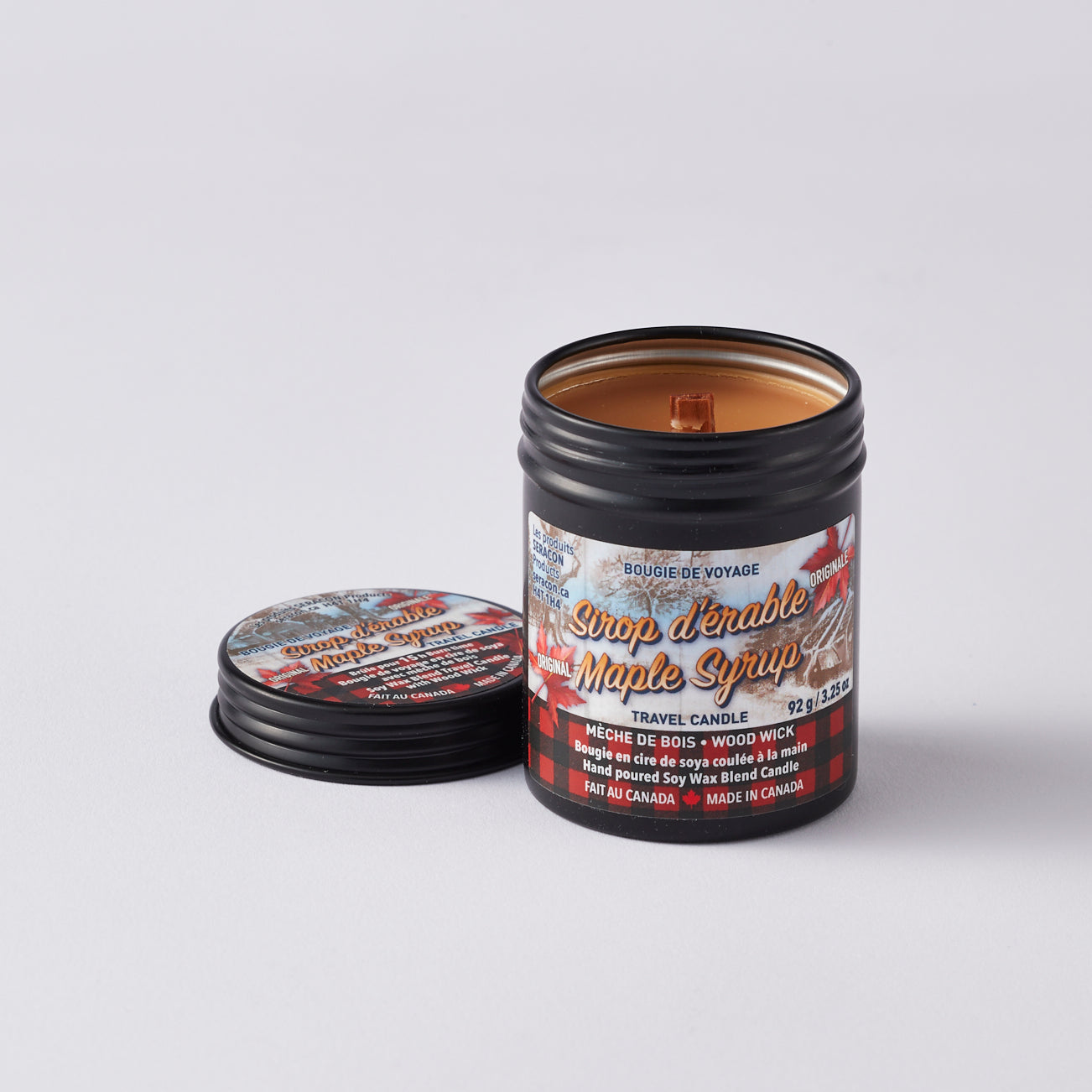 Maple Syrup Candle Travel Tin