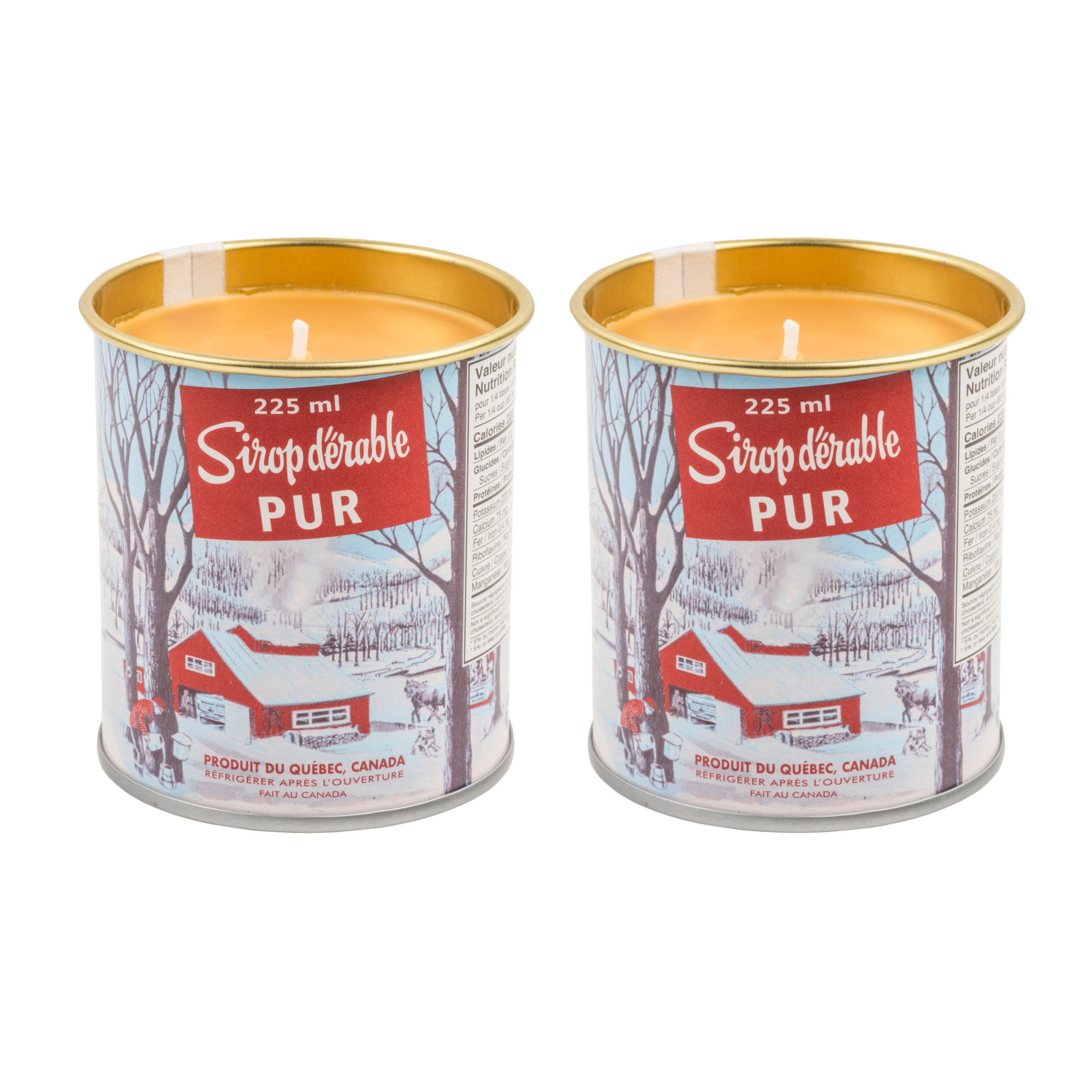 2-Pack Maple Syrup Candle Gift Set
