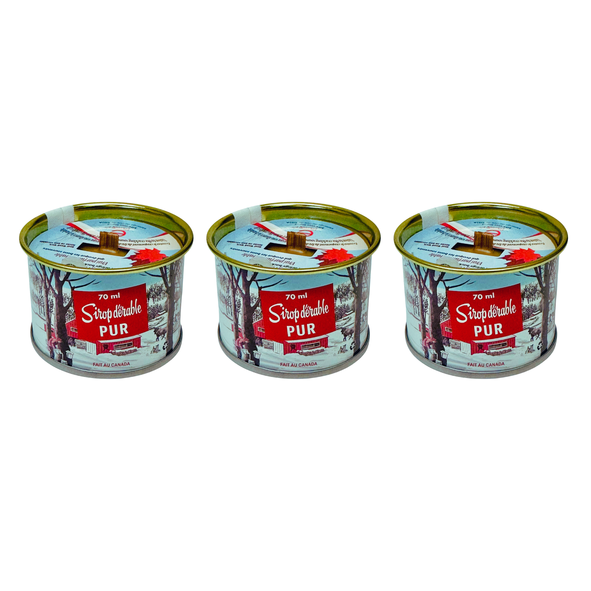 3-Pack Mini Candle Set