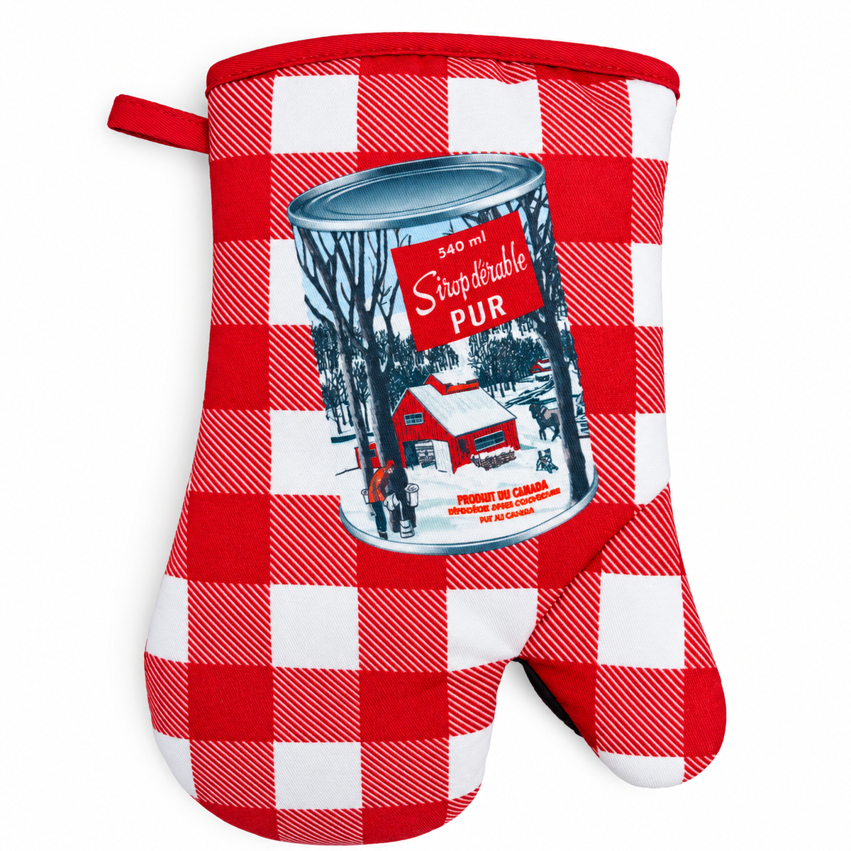 2-Pack Oven Mitt Maple Syrup Can