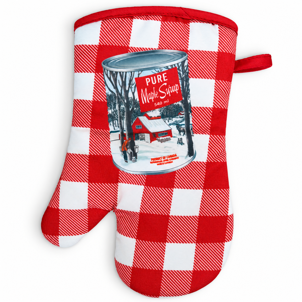 2-Pack Oven Mitt Maple Syrup Can
