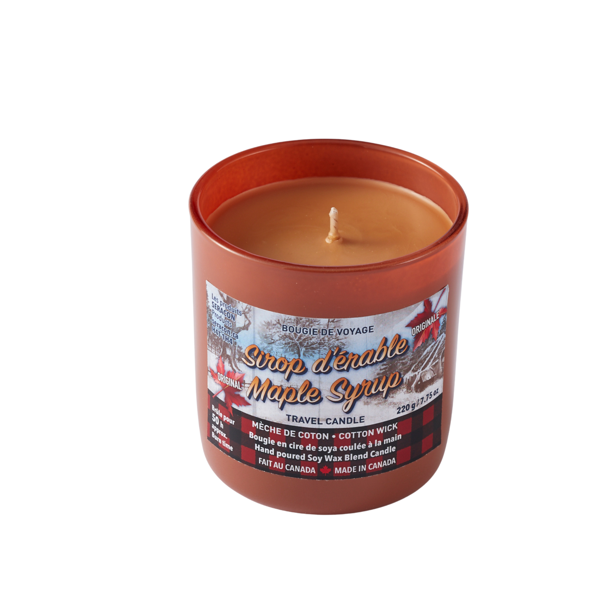 Maple Syrup Candle - Amber Jar