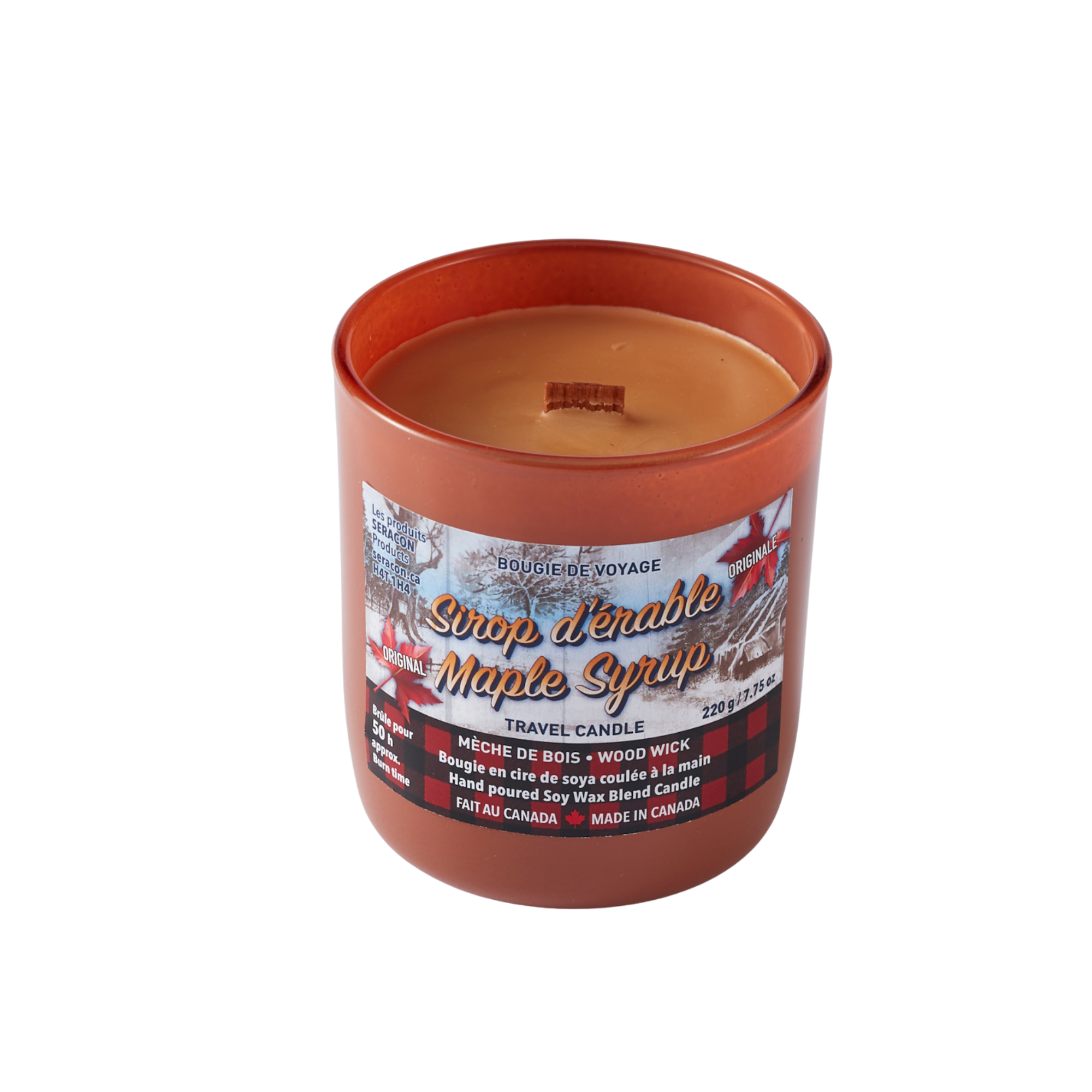 Maple Syrup Candle - Amber Jar