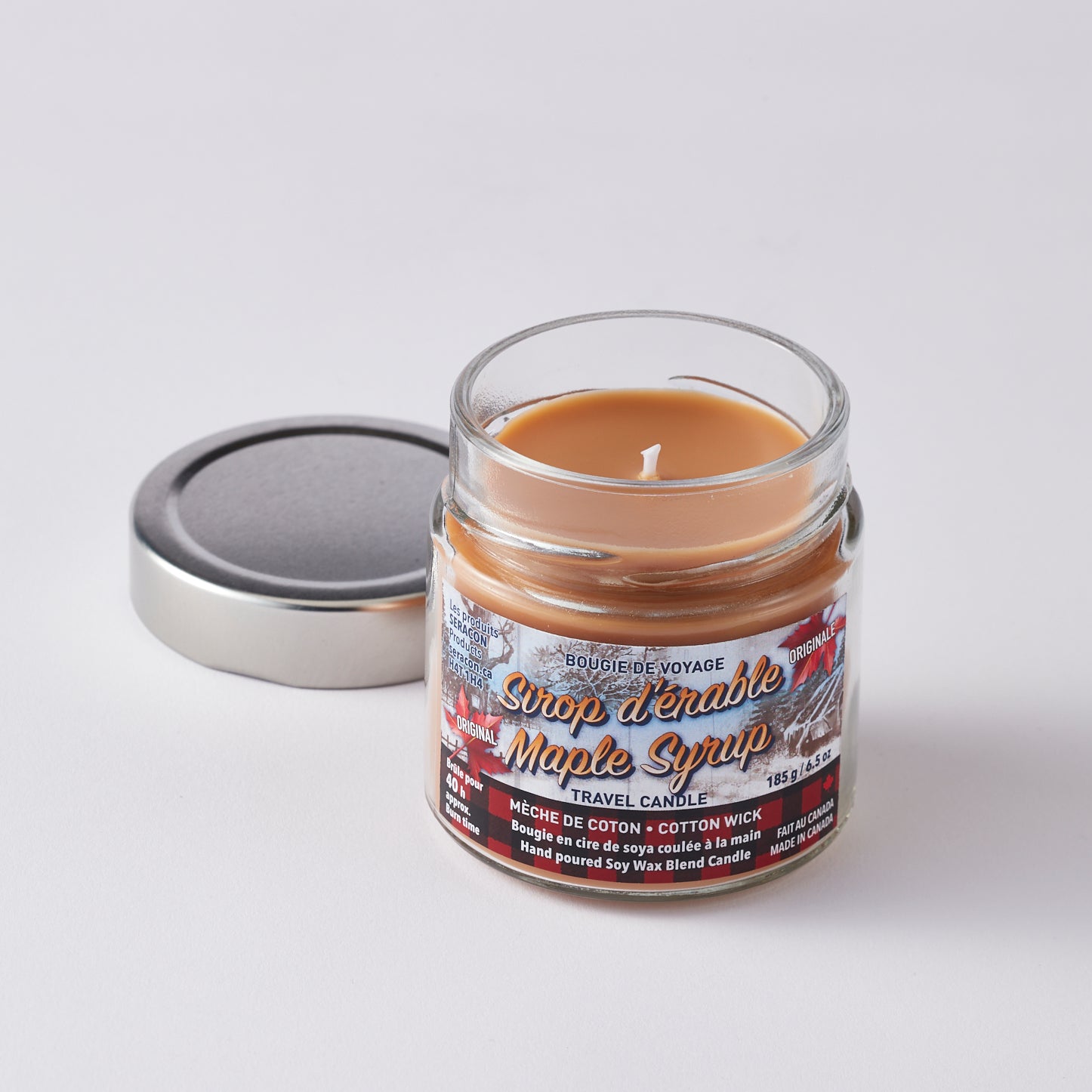 Maple Syrup Candle - Mason Jar