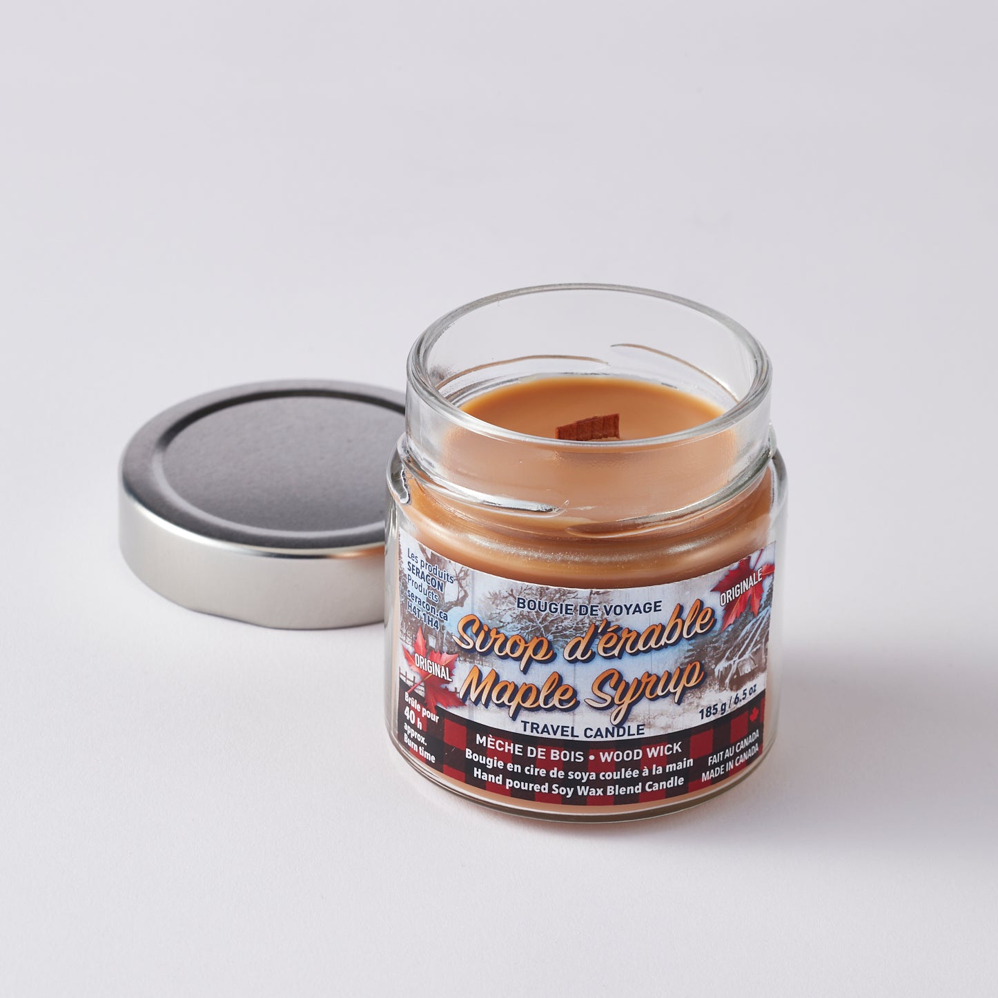 Maple Syrup Candle - Mason Jar