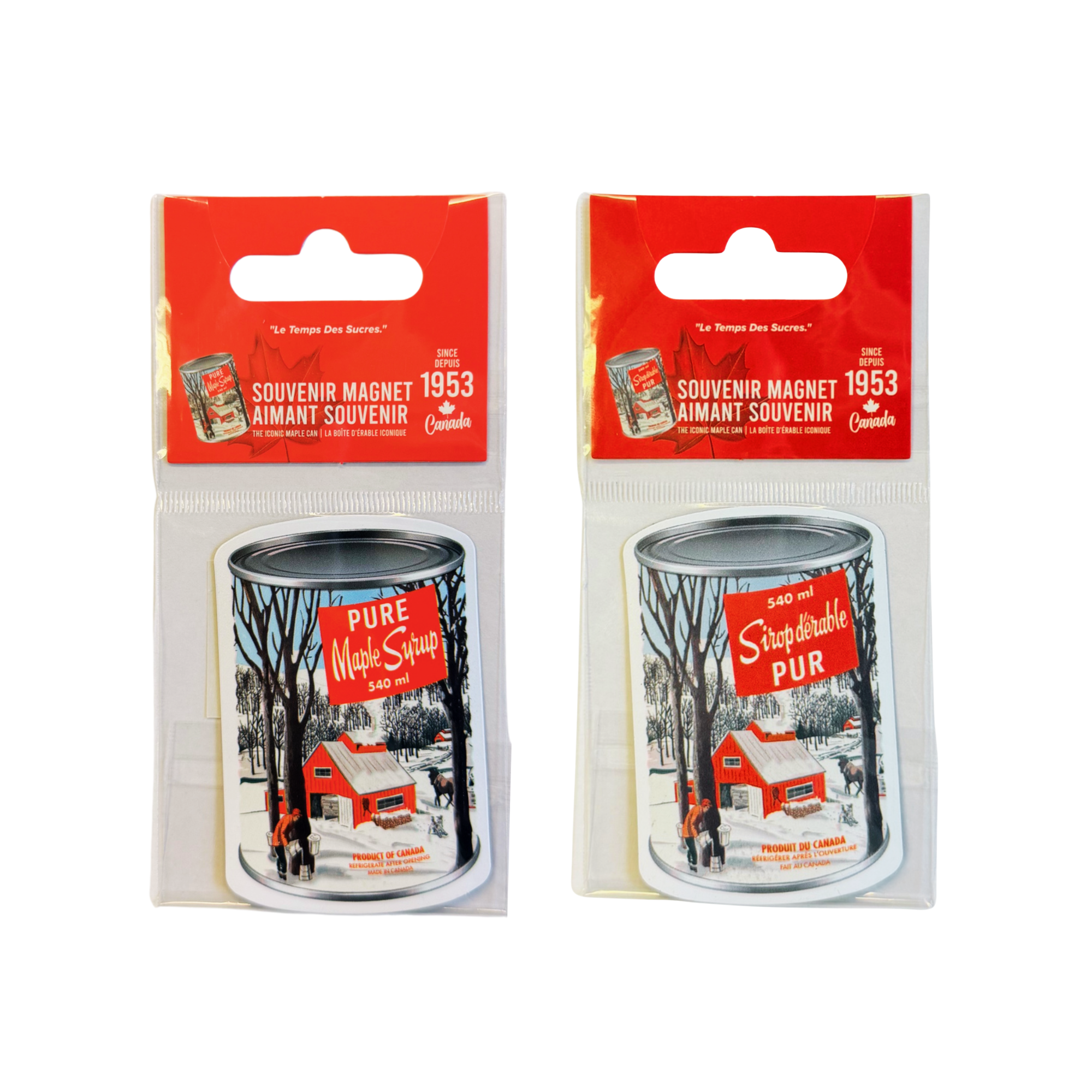 Souvenir Magnet Maple Syrup Can