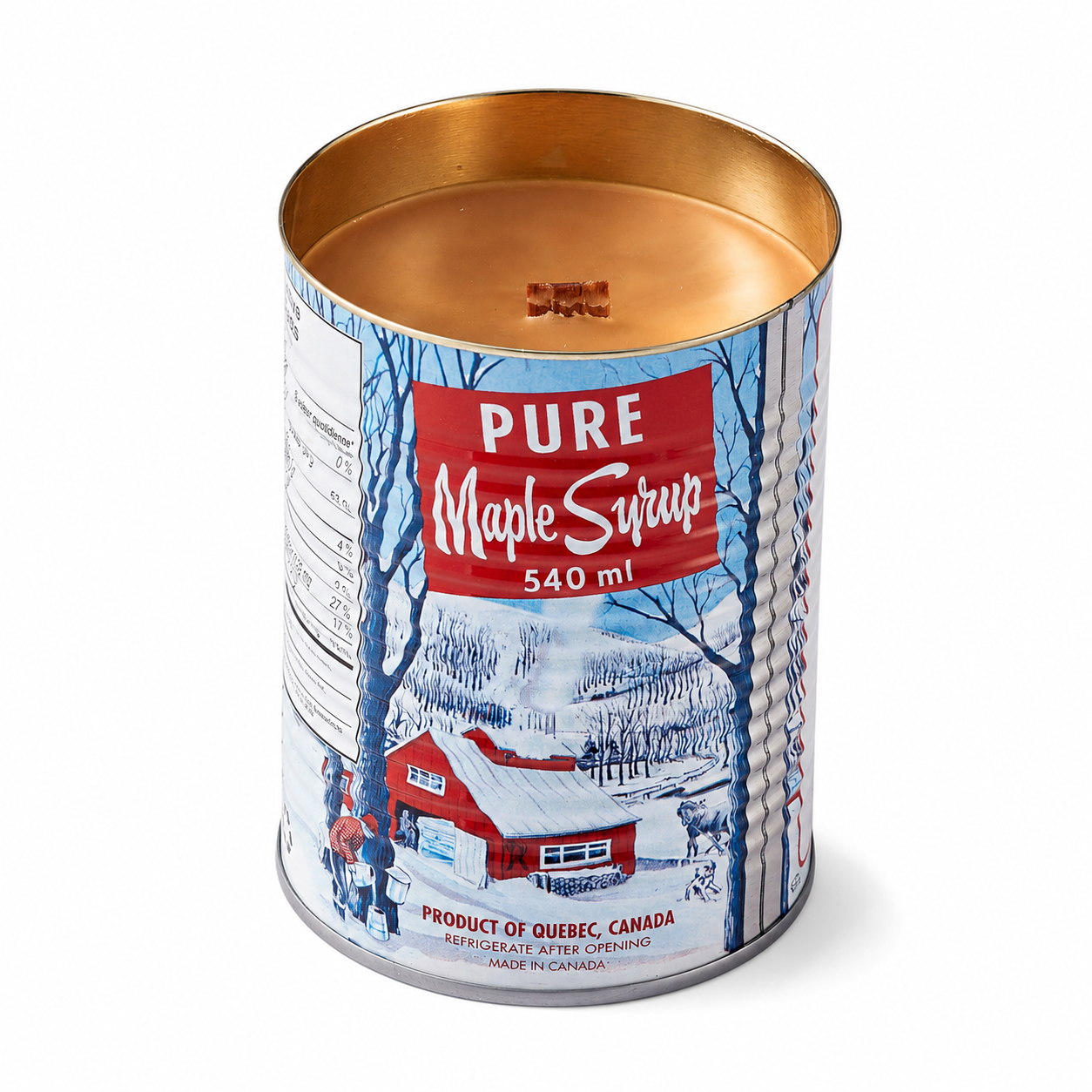 Maple Syrup Candle - Iconic Tin Can (540 ml)