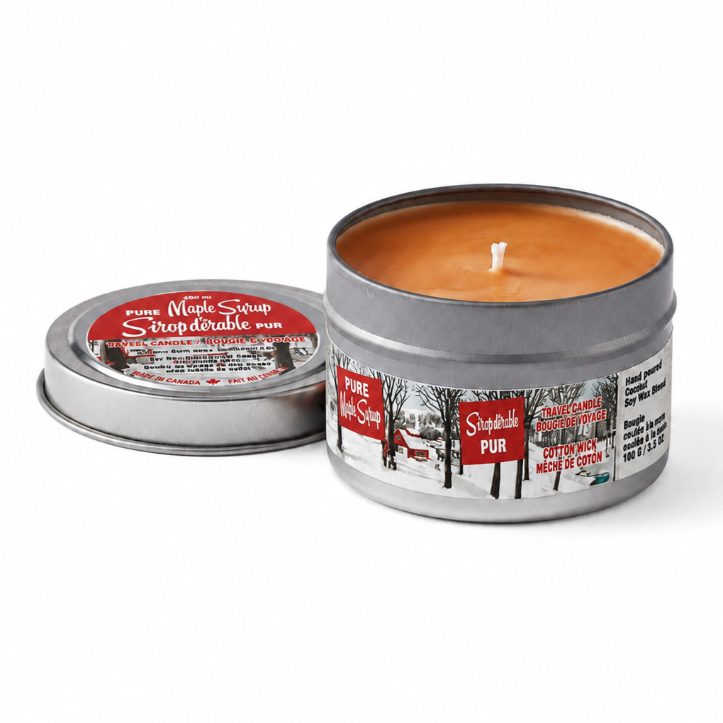 Maple Syrup Candle in Travel Tin
