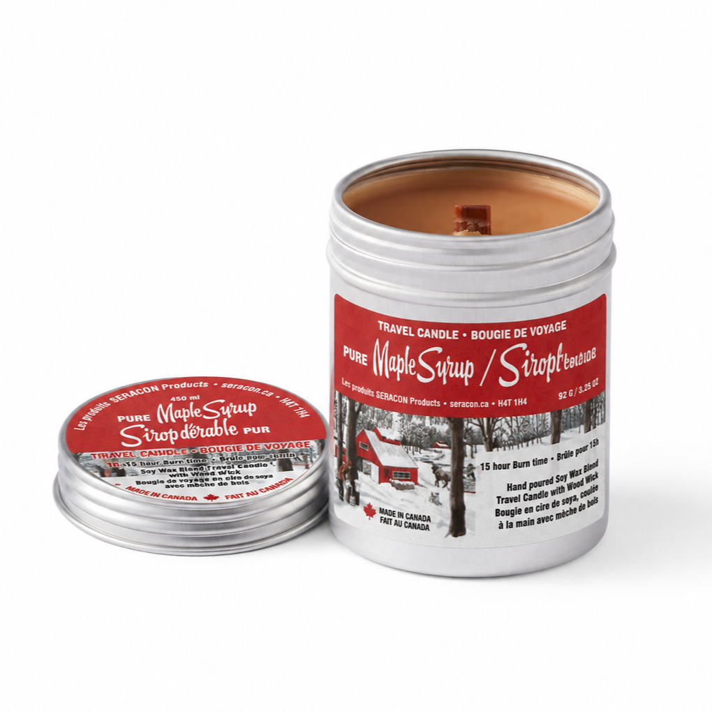 Maple Syrup Candle in Travel Tin