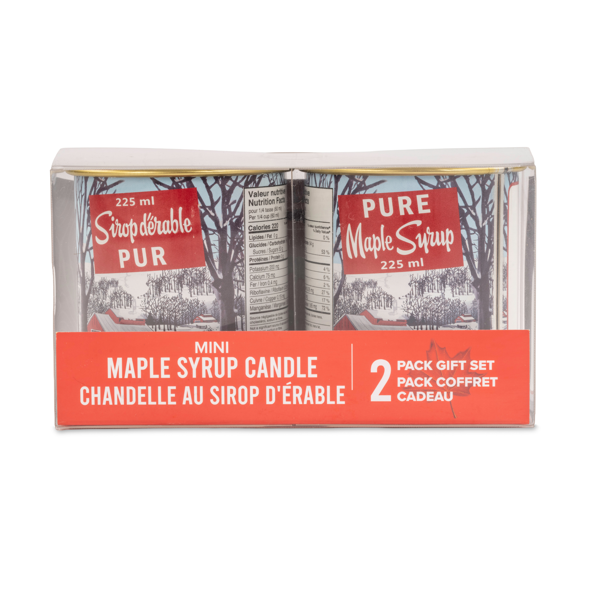 2-Pack Maple Syrup Candle Gift Set