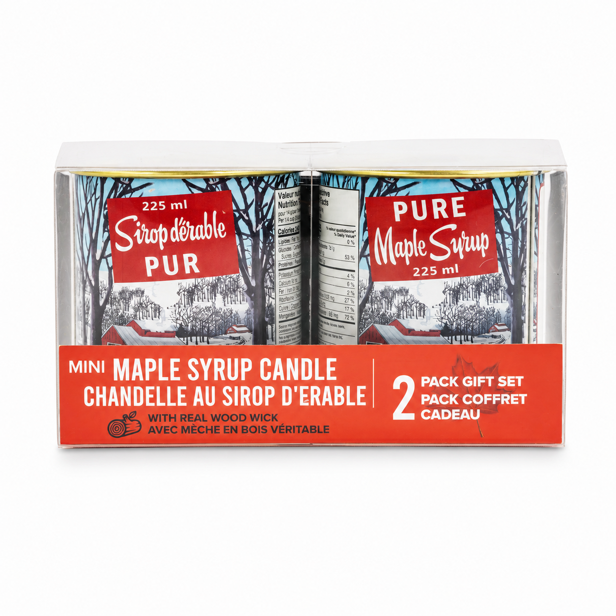 2-Pack Maple Syrup Candle Gift Set