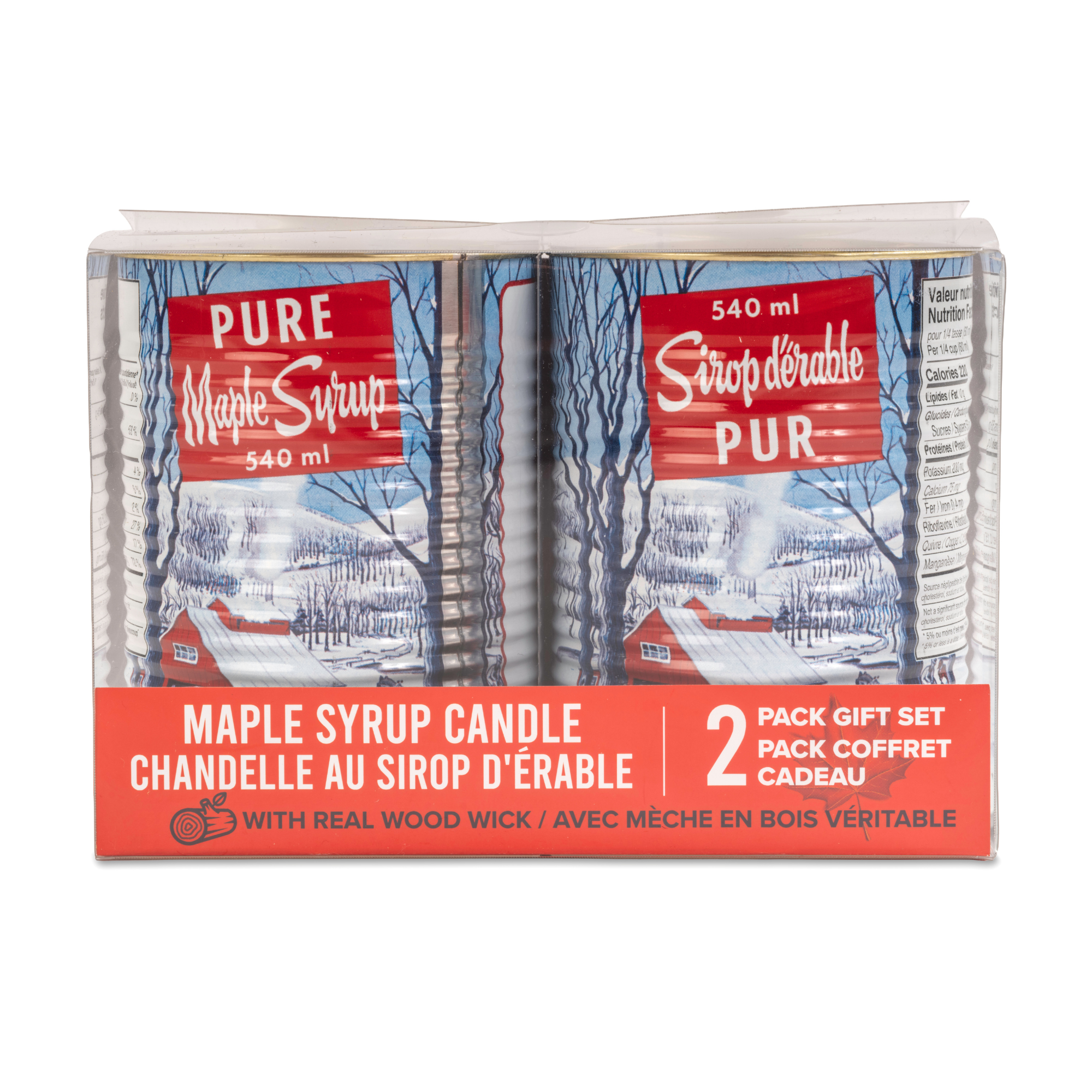 2-Pack Maple Syrup Candle Gift Set