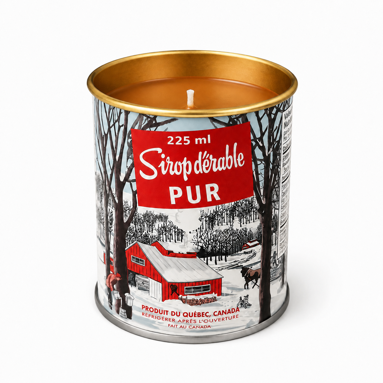 Maple Syrup Candle - Iconic Tin Can (225 ml)