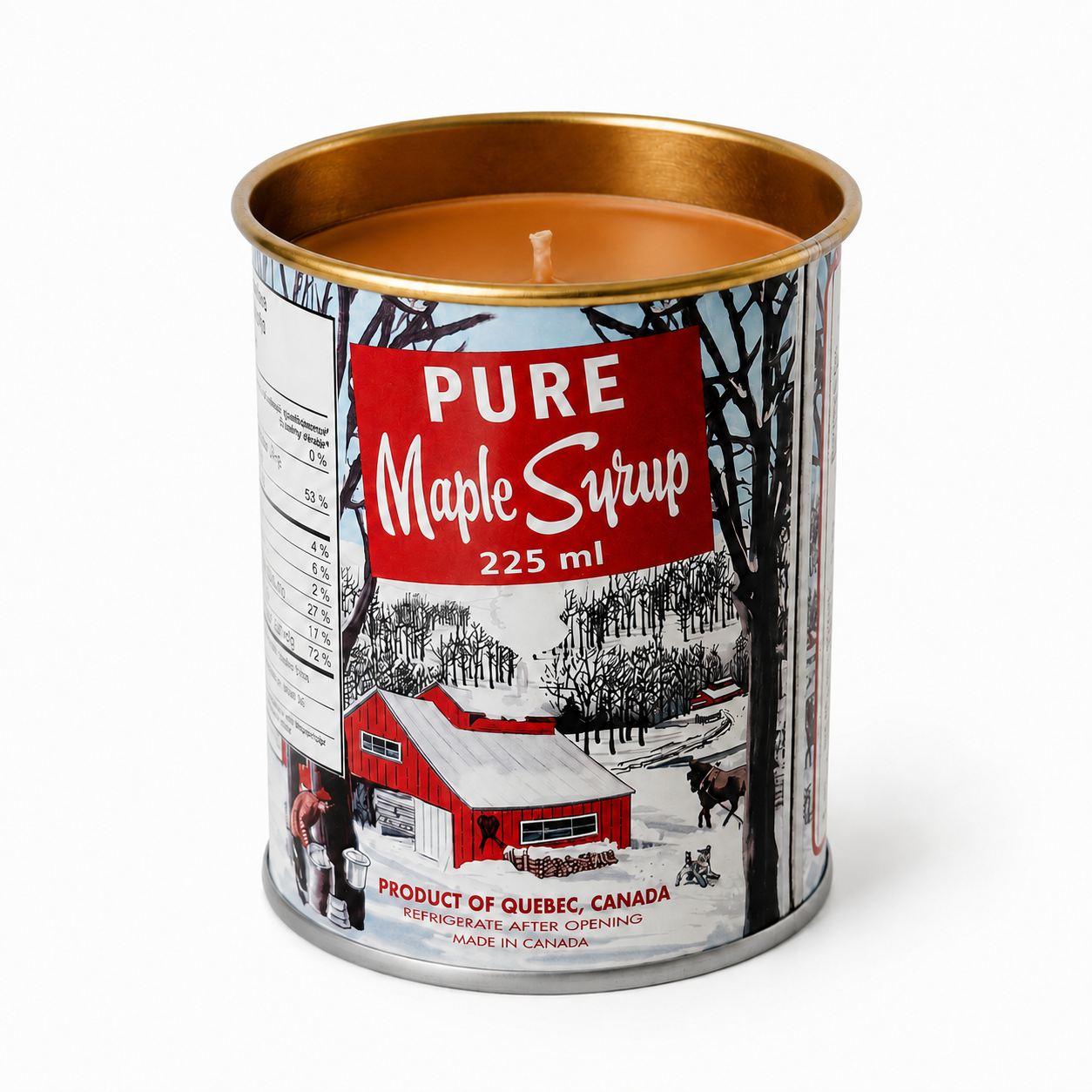 Maple Syrup Candle - Iconic Tin Can (225 ml)
