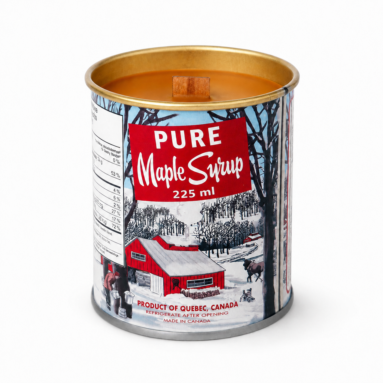Maple Syrup Candle - Iconic Tin Can (225 ml)