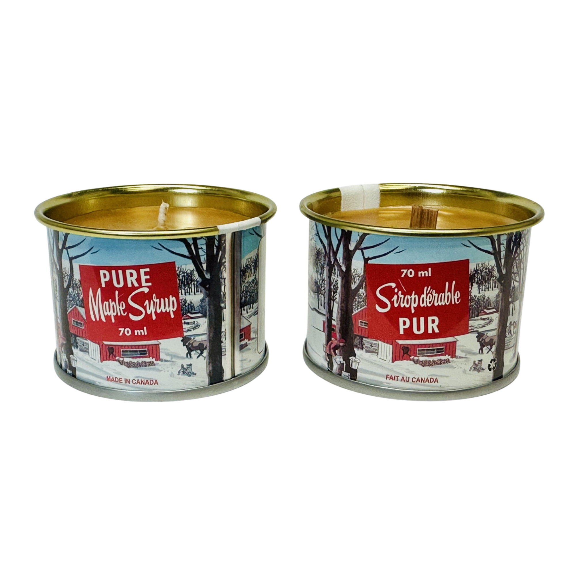 Mini Maple Syrup Candle - 70 ml Iconic Tin Can