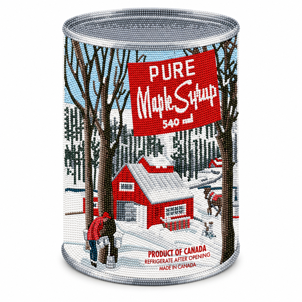 DIAMOND DOTZ® Maple Syrup Can