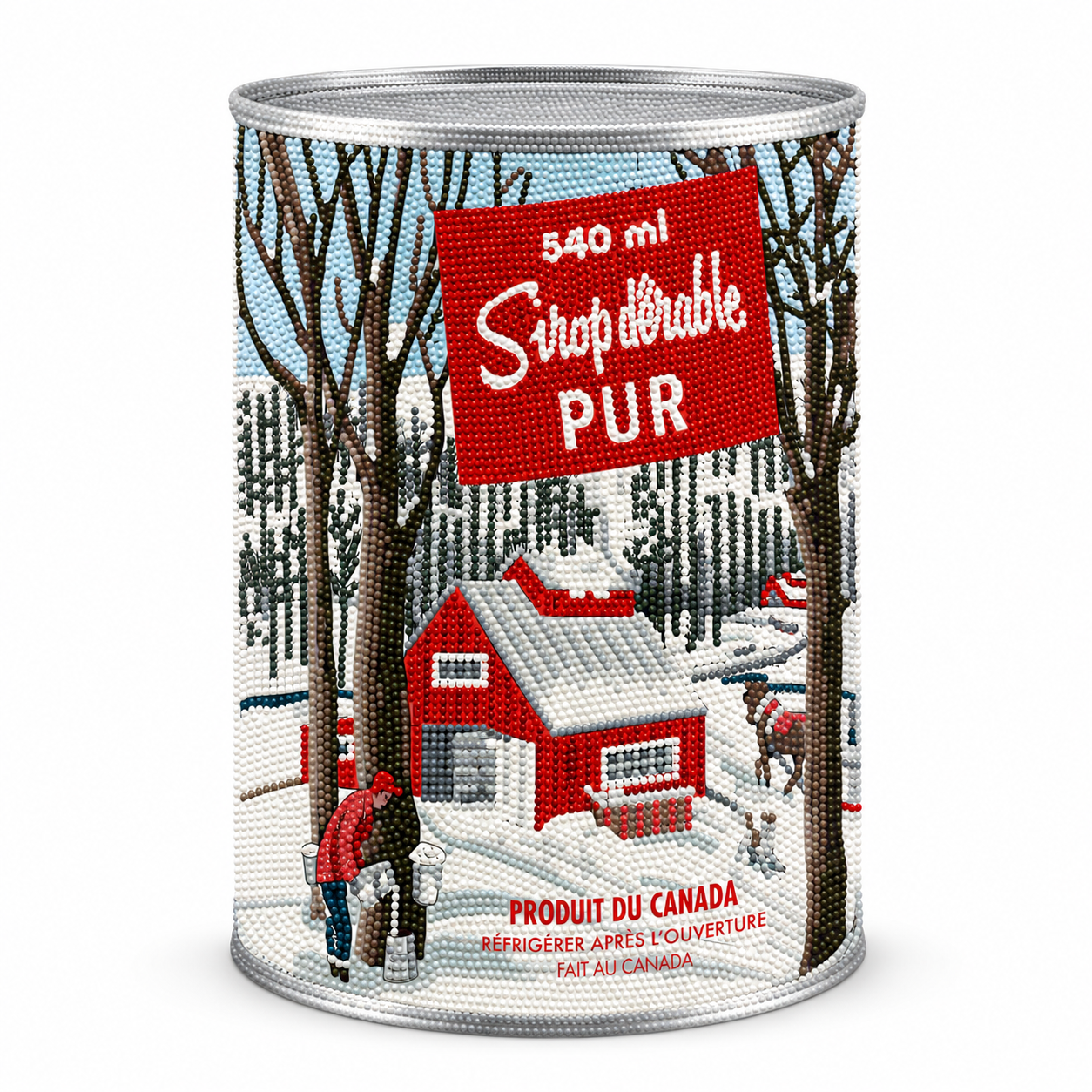 DIAMOND DOTZ® Maple Syrup Can