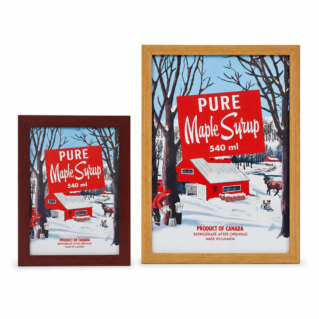 Decorative Frames with Maple Artwork