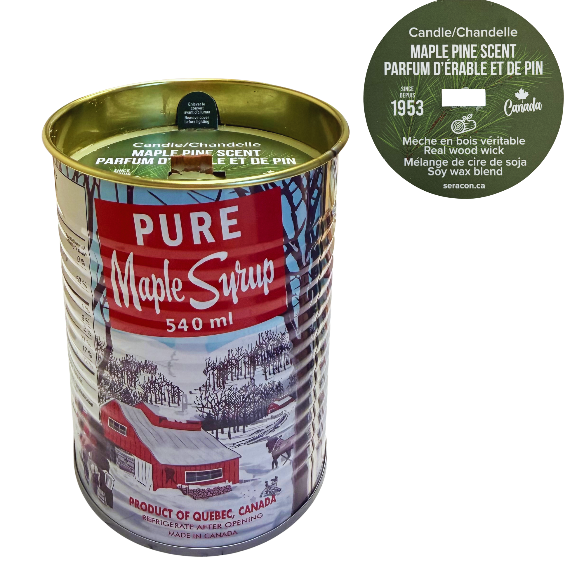 Maple Syrup Candle - Pine Scent Edition