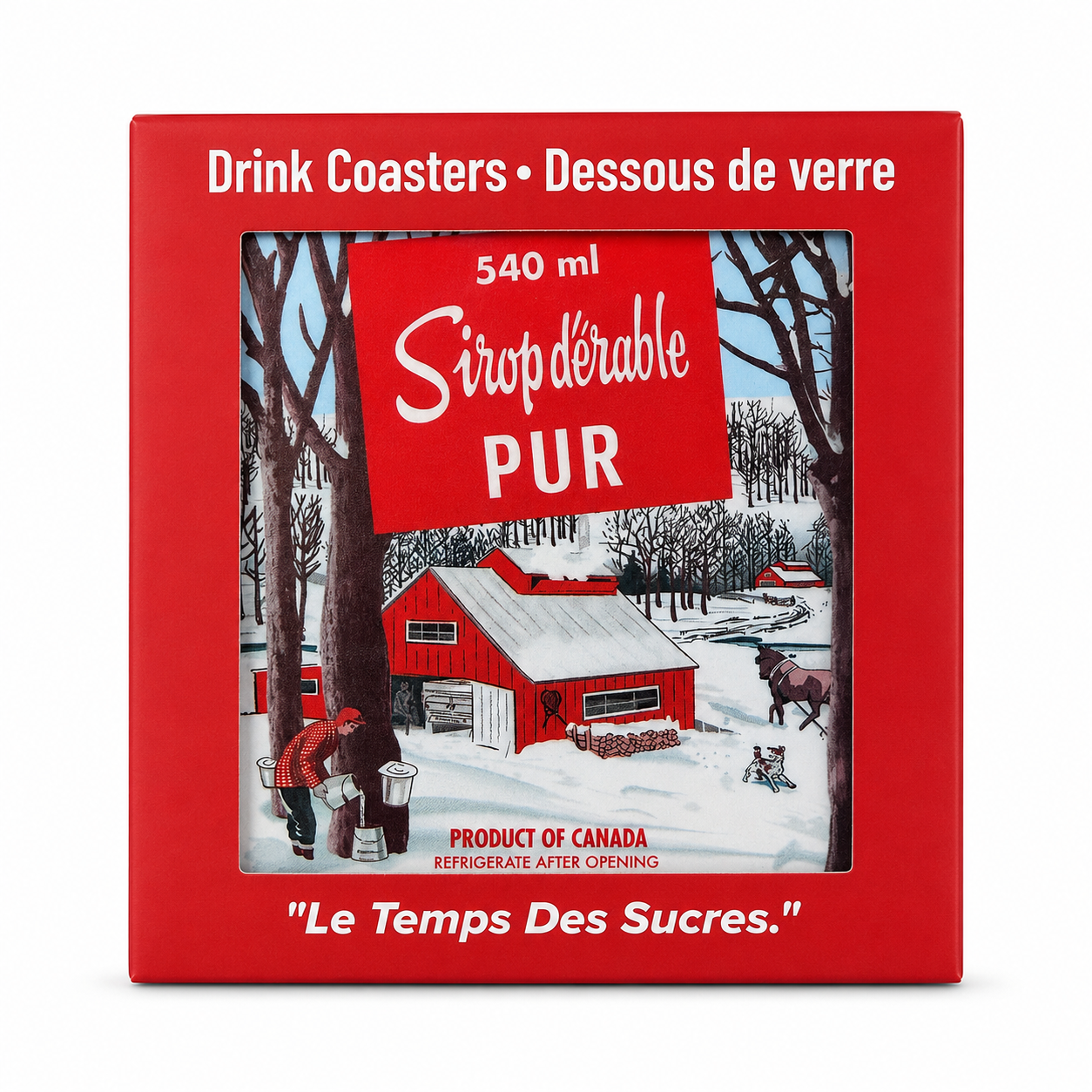 Ceramic Coasters 4-Pack