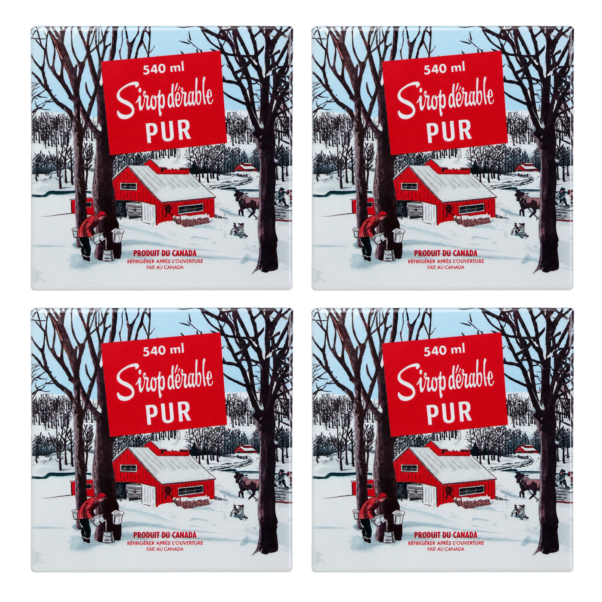 Ceramic Coasters 4-Pack