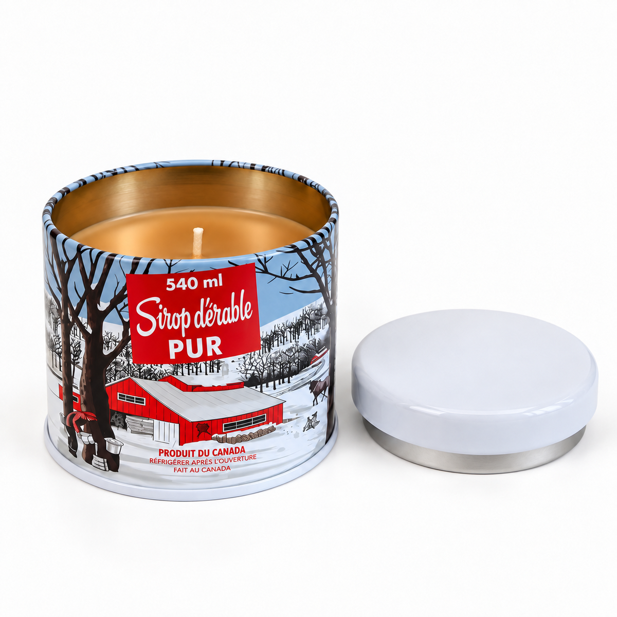 Maple Syrup Candle – New Travel Tin